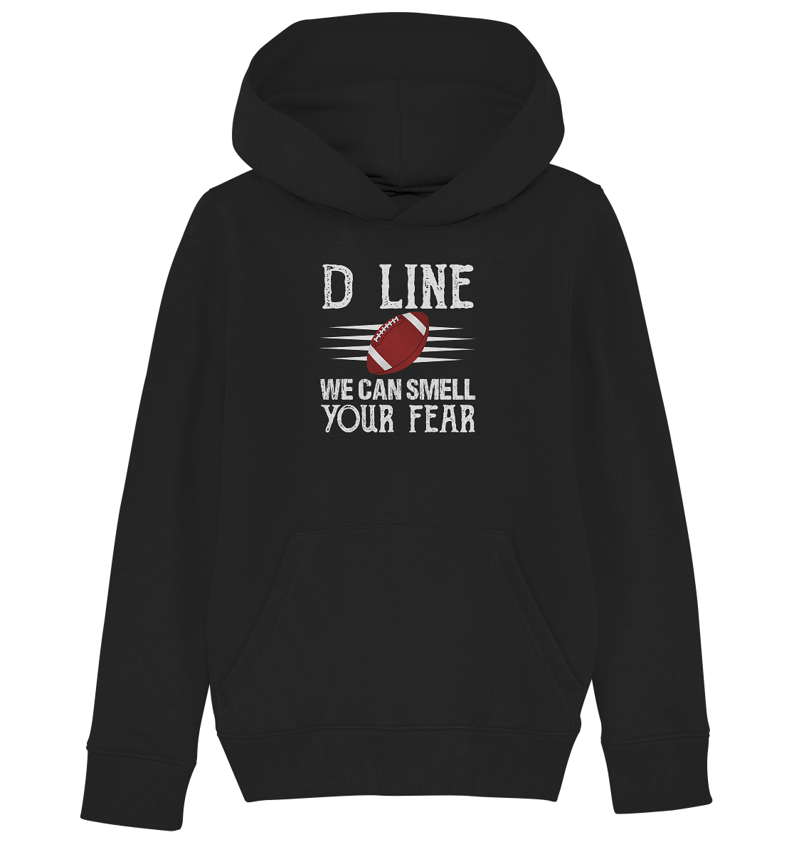 D Line Fear - Kids Organic Hoodie - Amfoo Shop