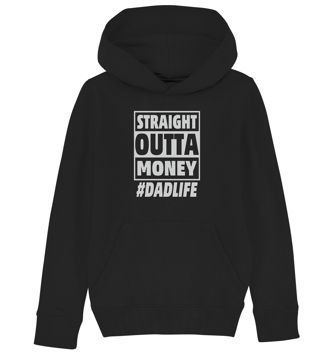 Straight Outta Money - Kids Organic Hoodie - Amfoo Shop