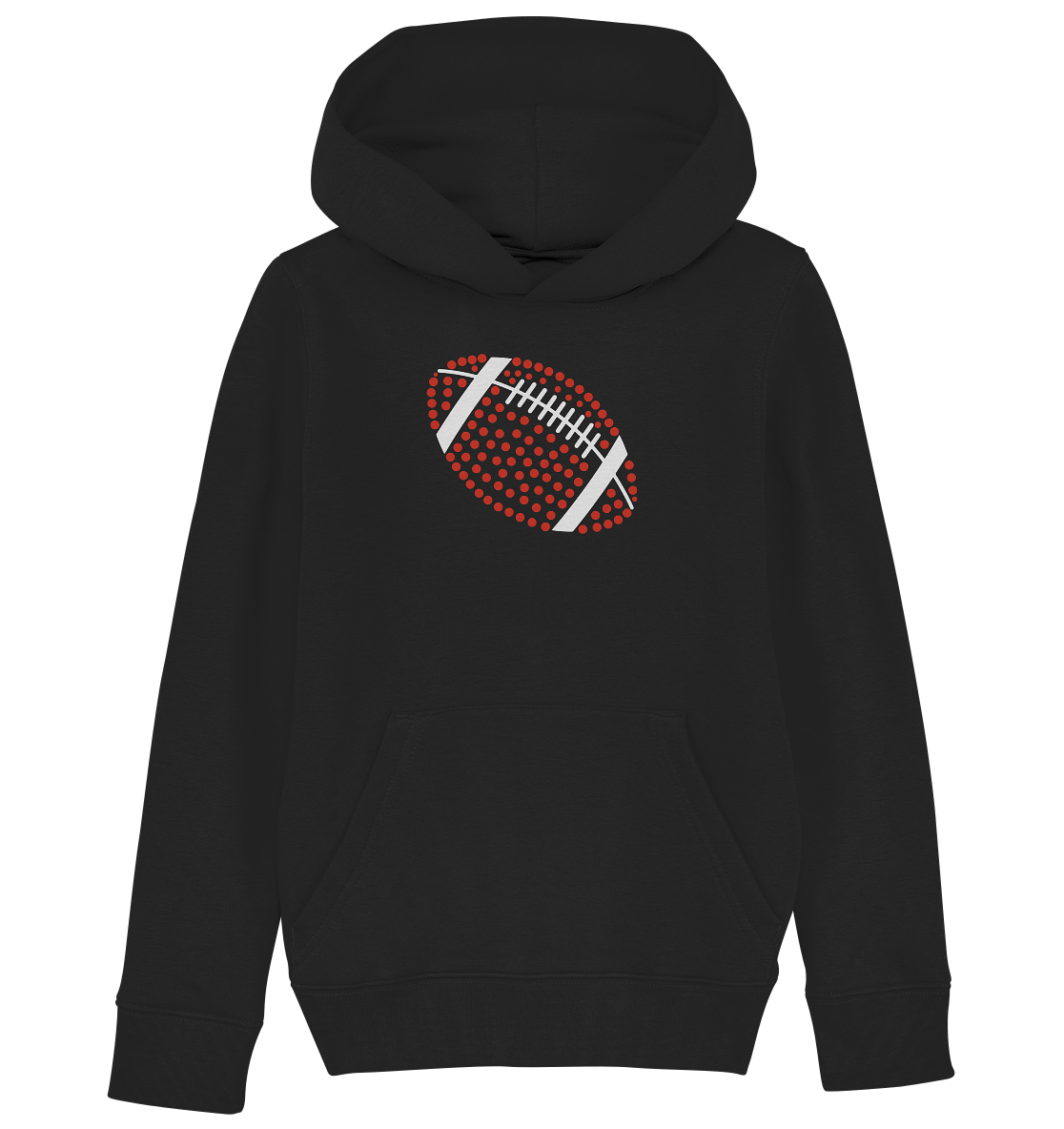 Football Dots - Kids Organic Hoodie - Amfoo Shop