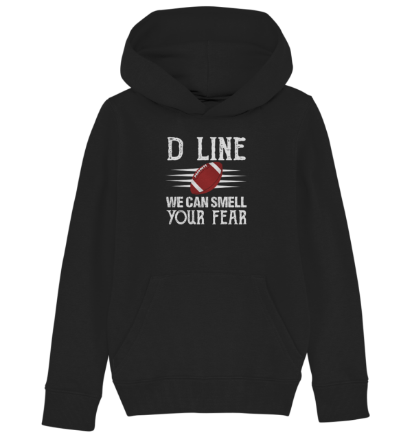 D-Line Fear - Kids Organic Hoodie - Amfoo Shop