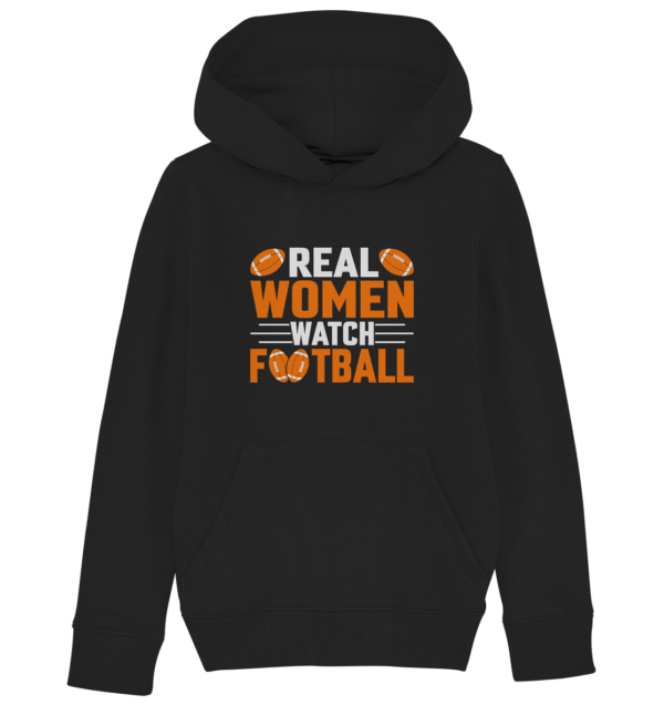 Real Women - Kids Organic Hoodie - Amfoo Shop