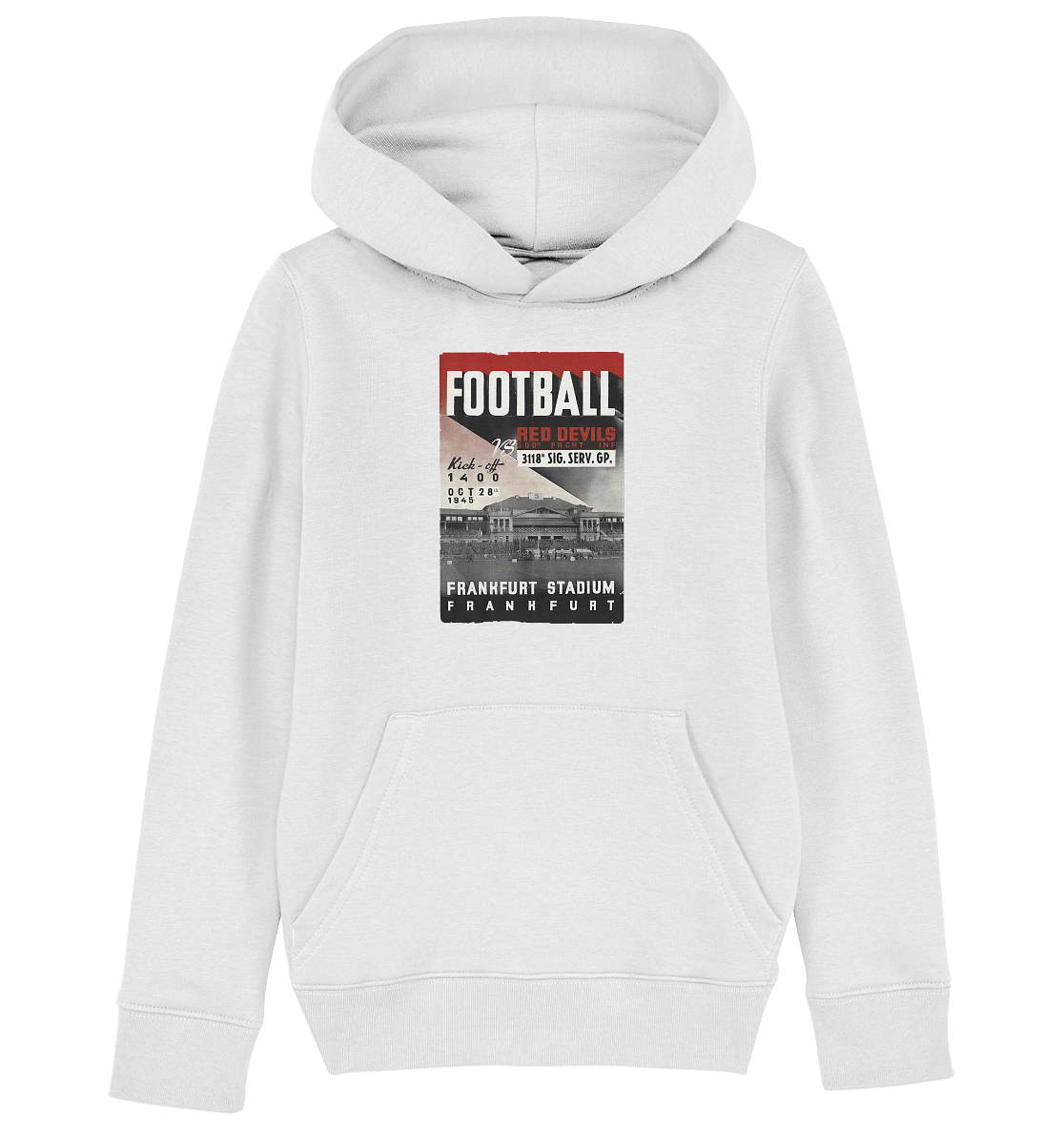 Frankfurt Football 1945 - Kids Organic Hoodie - Amfoo Shop