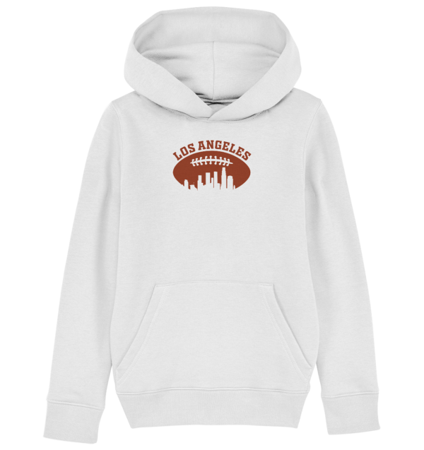 Los Angeles Football Silhouette - Kids Organic Hoodie - Amfoo Shop