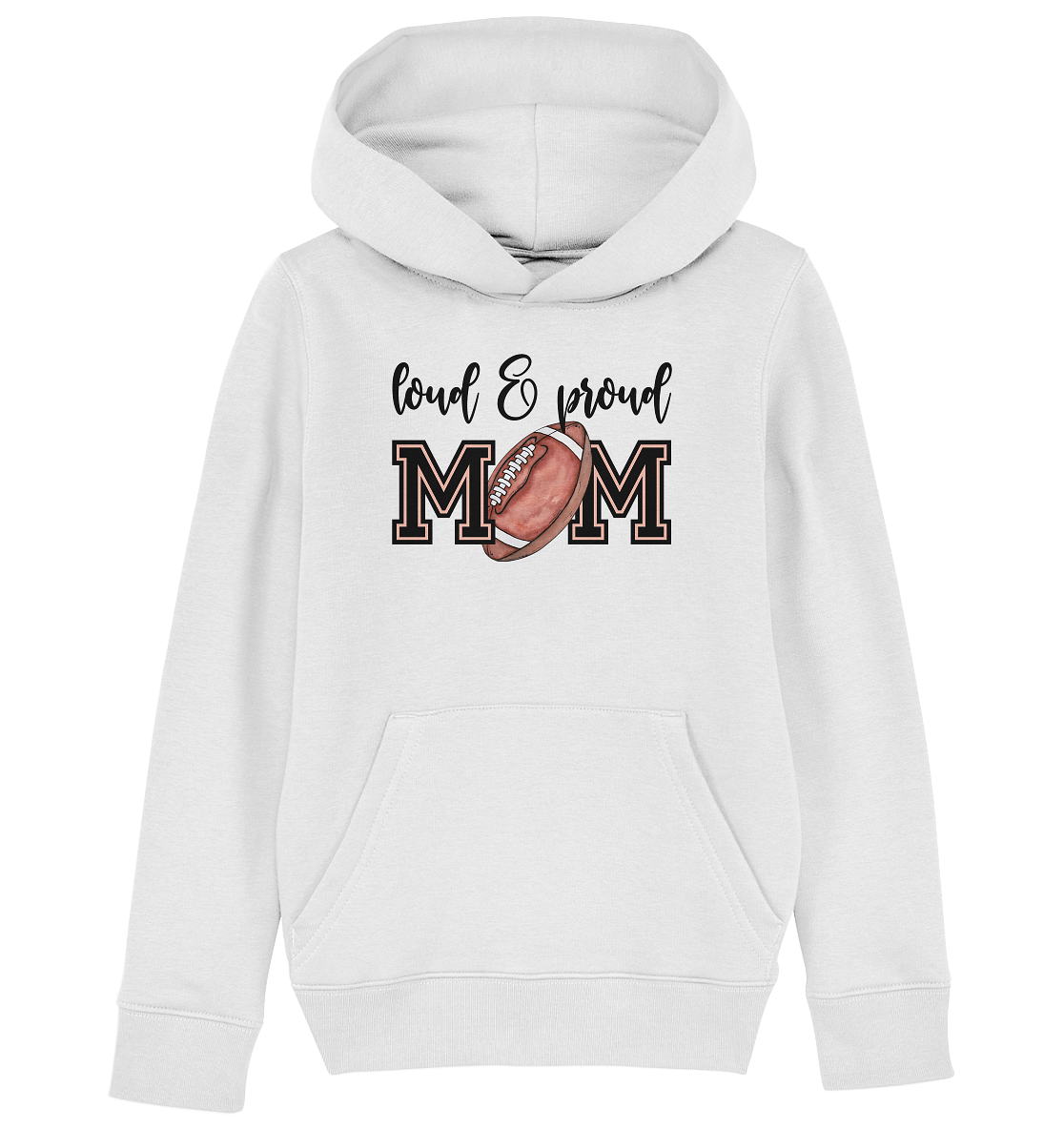 Loud & Proud Mom - Kids Organic Hoodie - Amfoo Shop