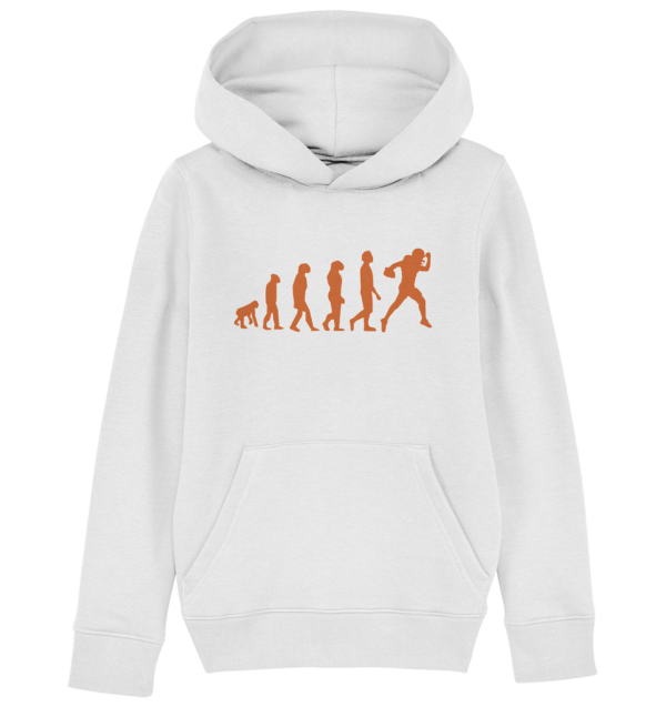 American Football Evolution - Kids Organic Hoodie - Amfoo Shop