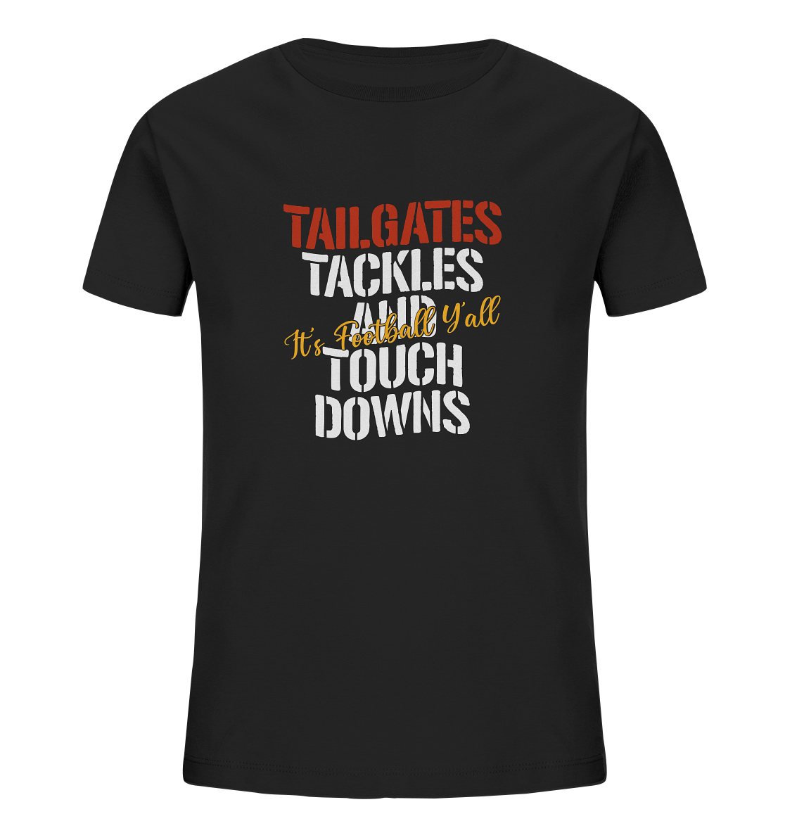 Tailgate Tackles - Kids Organic Shirt - Amfoo Shop