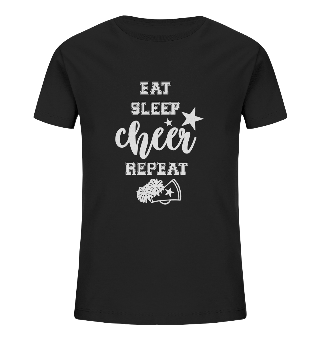 Eat Sleep Cheer - Kids Organic Shirt - Amfoo Shop