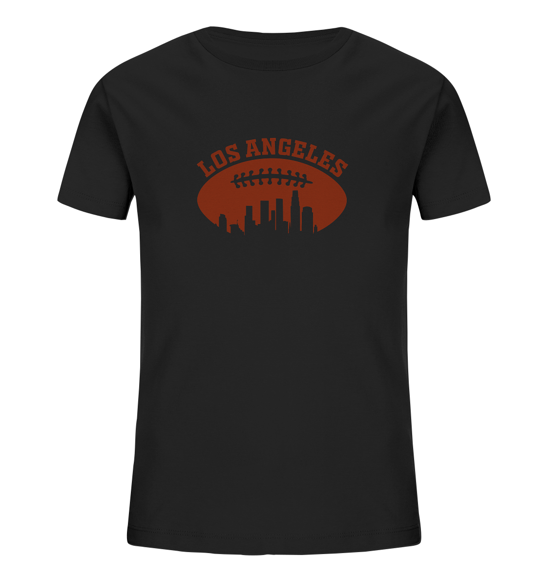 Los Angeles Football Silhouette - Kids Organic Shirt - Amfoo Shop