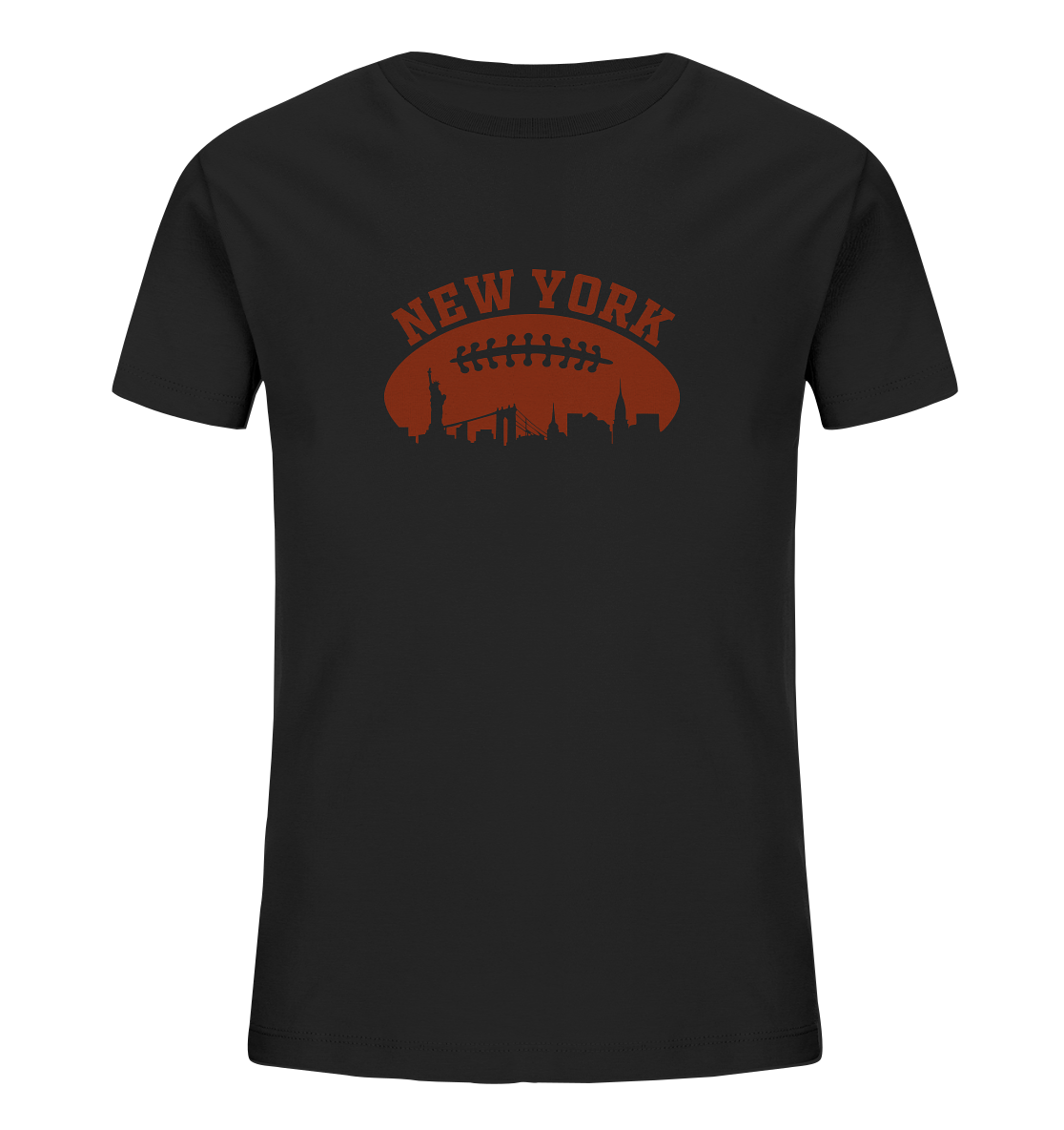 New York Football Silhoutte - Kids Organic Shirt - Amfoo Shop