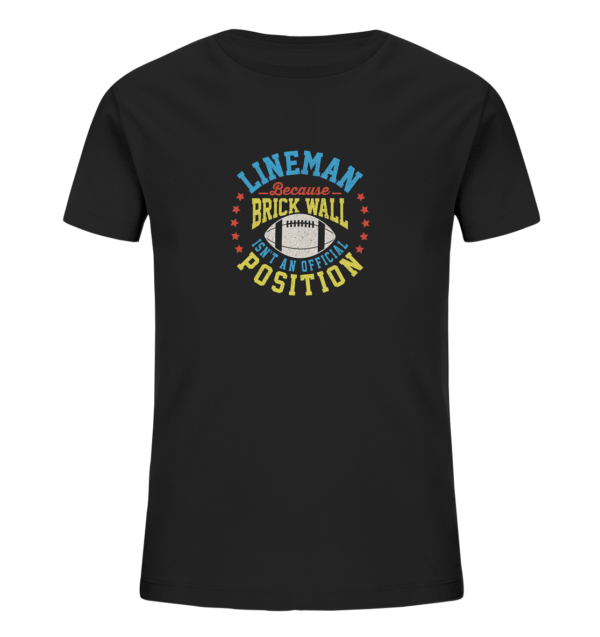 Lineman Brick Wall - Kids Organic Shirt - Amfoo Shop