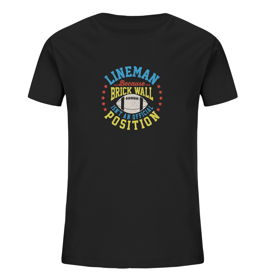 Lineman Brick Wall - Kids Organic Shirt - Amfoo Shop