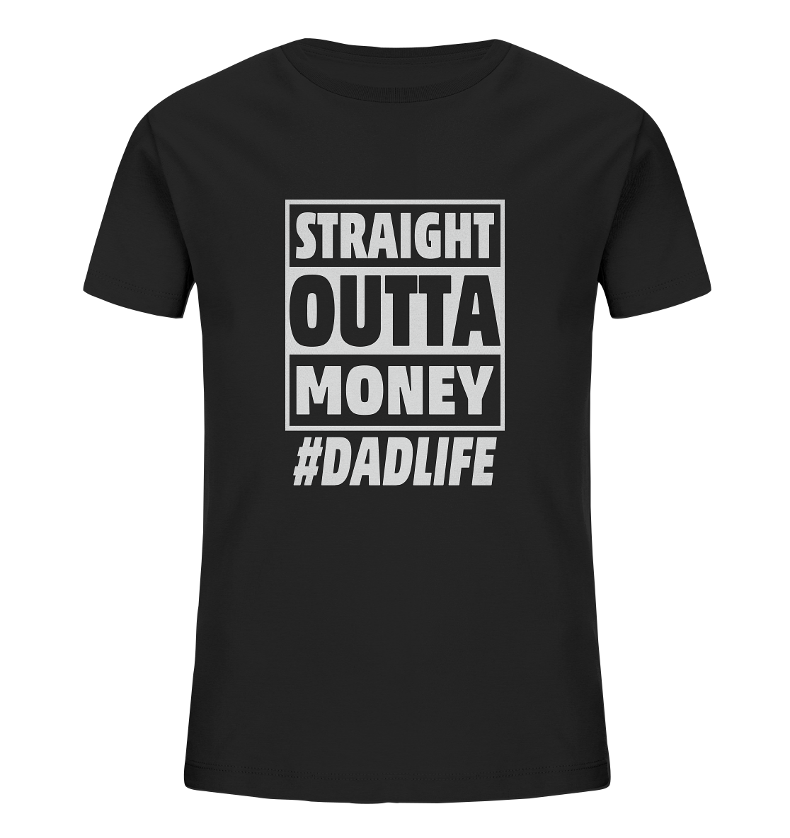 Straight Outta Money - Kids Organic Shirt - Amfoo Shop