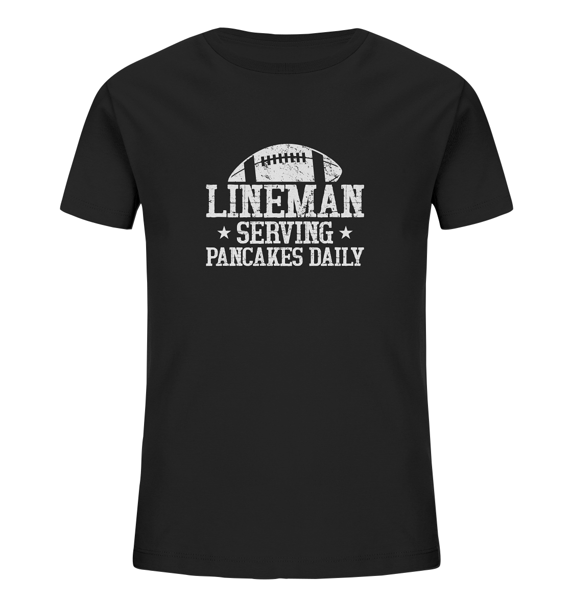 Lineman Serving Pancakes - Kids Organic Shirt - Amfoo Shop