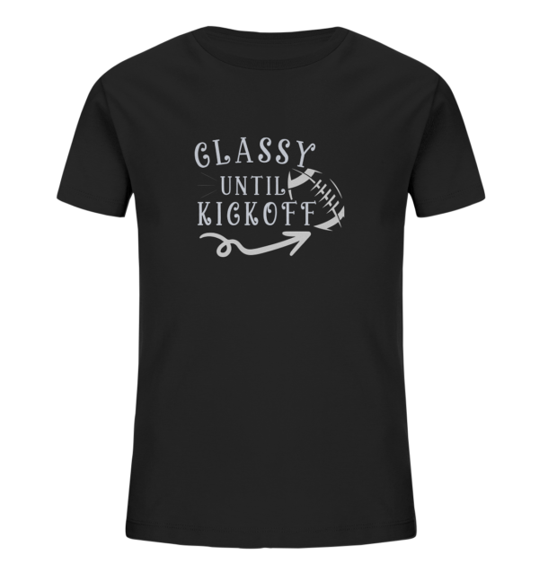 Glassy until Kick Off - Kids Organic Shirt - Amfoo Shop