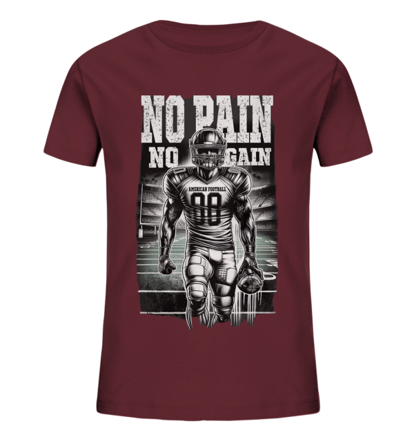 No Pain No Gain - Kids Organic Shirt - Amfoo Shop