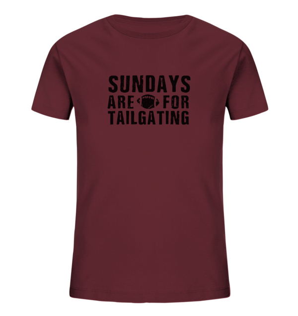 Sundays are for Tailgating - Kids Organic Shirt - Amfoo Shop