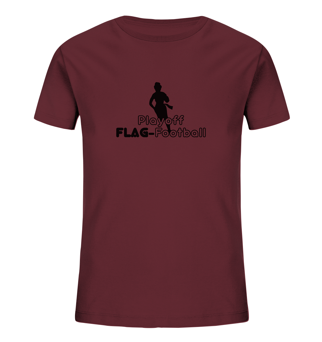 Playoff Flag Football Women black - Kids Organic Shirt - Amfoo Shop