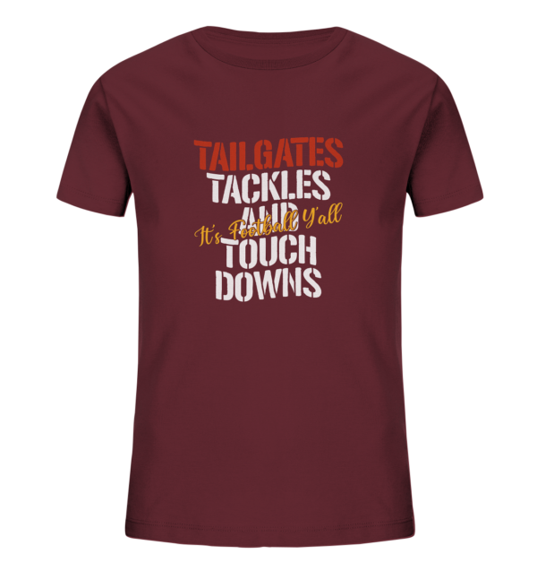 Tailgate Tackles - Kids Organic Shirt - Amfoo Shop