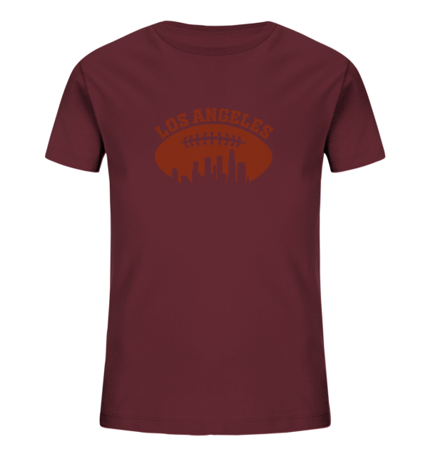 Los Angeles Football Silhouette - Kids Organic Shirt - Amfoo Shop