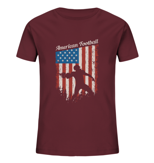 American Football Banner - Kids Organic Shirt - Amfoo Shop