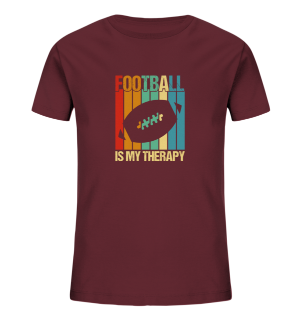 Football is my Therapy - Kids Organic Shirt - Amfoo Shop