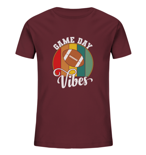 Game Day Vibes White - Kids Organic Shirt - Amfoo Shop