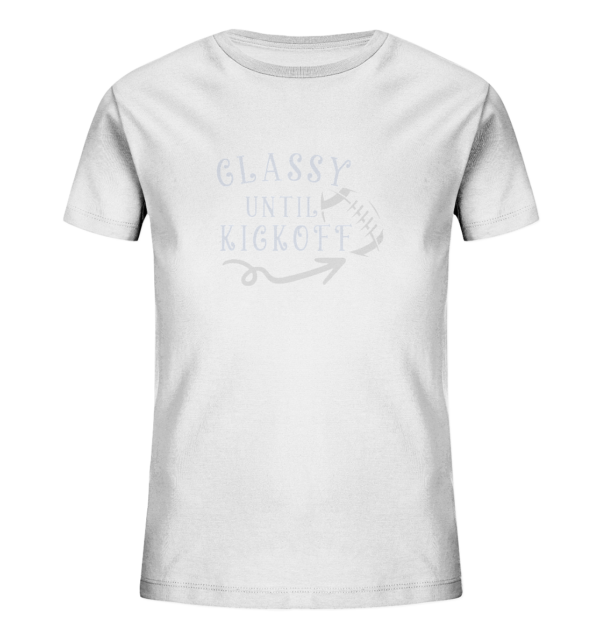 Glassy until Kick Off - Kids Organic Shirt - Amfoo Shop