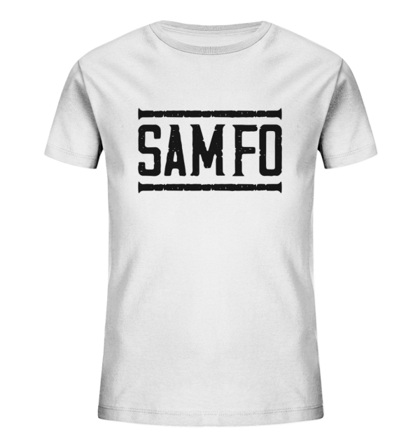 SAMFO black - Kids Organic Shirt - Amfoo Shop