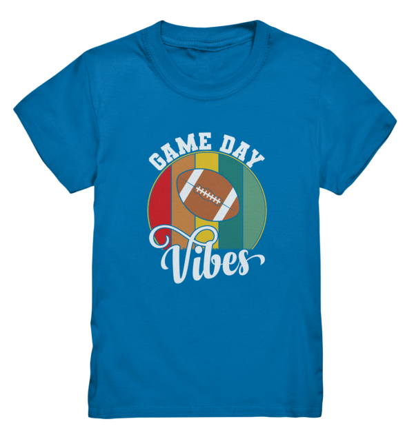 Game Day Vibes White - Kids Premium Shirt - Amfoo Shop