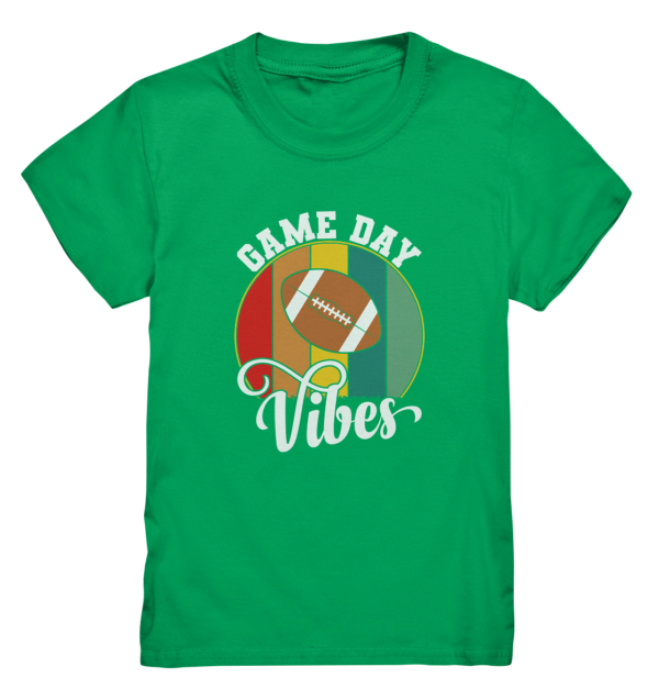 Game Day Vibes White - Kids Premium Shirt - Amfoo Shop