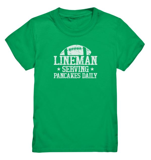 Lineman Serving Pancakes - Kids Premium Shirt - Amfoo Shop