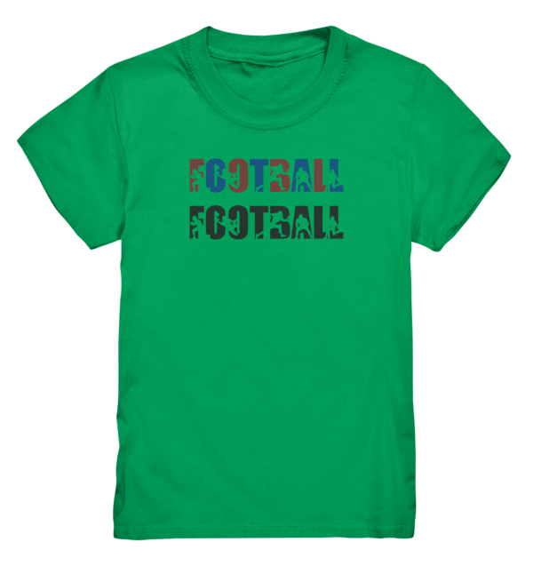 Football Silhouette - Kids Premium Shirt - Amfoo Shop