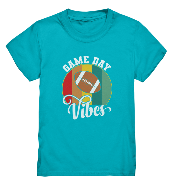 Game Day Vibes White - Kids Premium Shirt - Amfoo Shop