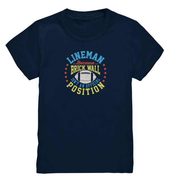 Lineman Brick Wall - Kids Premium Shirt - Amfoo Shop