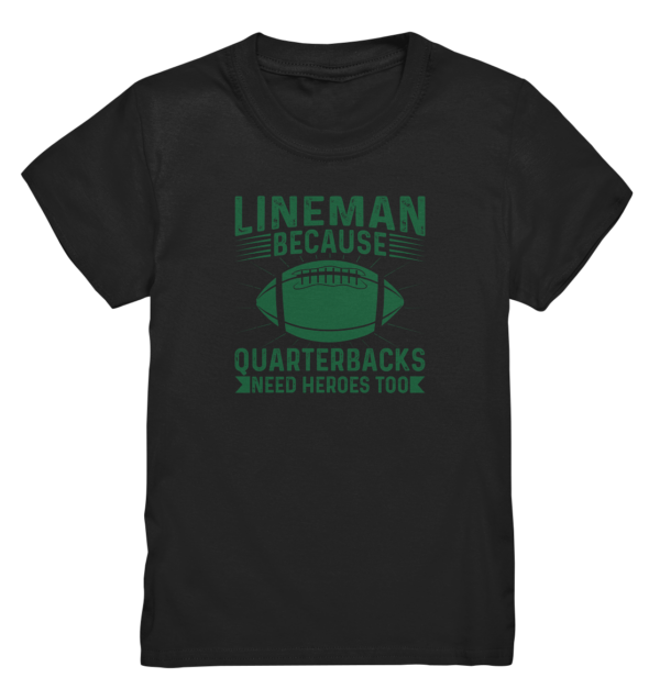 Lineman Heroes Green - Kids Premium Shirt - Amfoo Shop