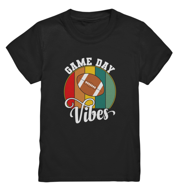 Game Day Vibes White - Kids Premium Shirt - Amfoo Shop