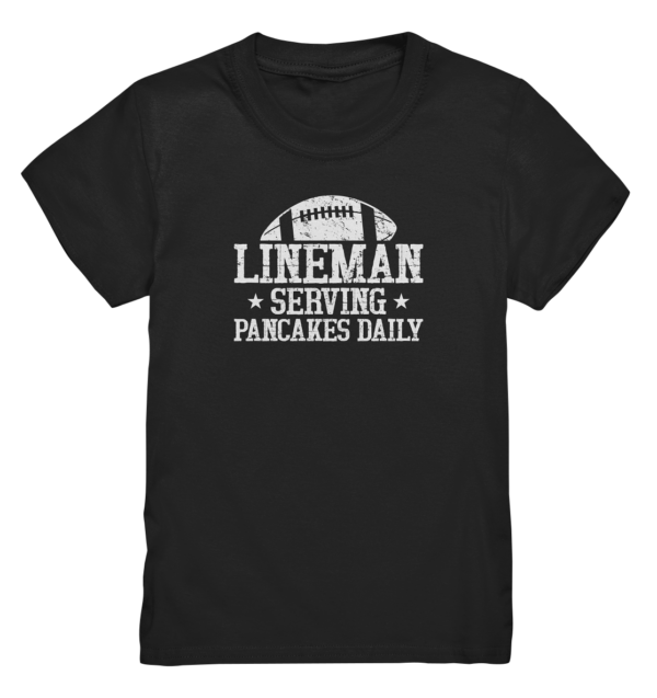 Lineman Serving Pancakes - Kids Premium Shirt - Amfoo Shop