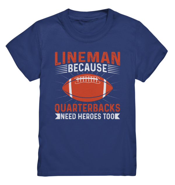 Lineman Quarterback Heroes - Kids Premium Shirt - Amfoo Shop