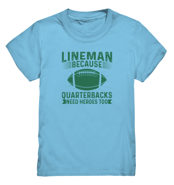 Lineman Heroes Green - Kids Premium Shirt - Amfoo Shop