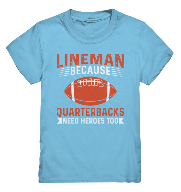 Lineman Quarterback Heroes - Kids Premium Shirt - Amfoo Shop