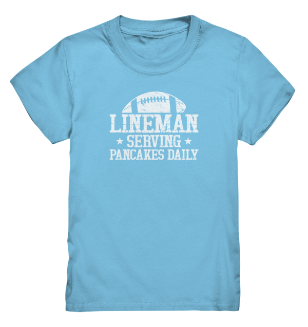 Lineman Serving Pancakes - Kids Premium Shirt - Amfoo Shop