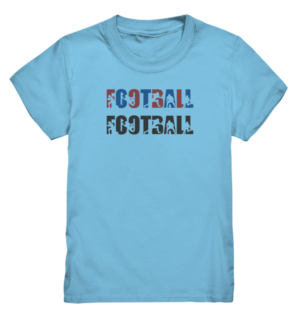 Football Silhouette - Kids Premium Shirt - Amfoo Shop