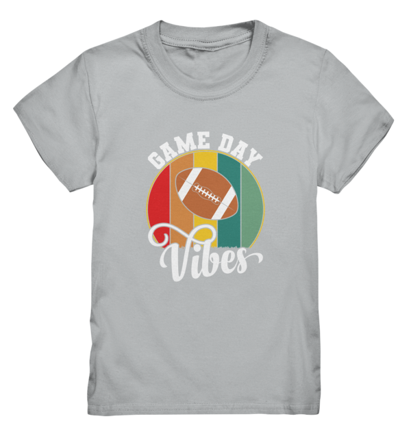 Game Day Vibes White - Kids Premium Shirt - Amfoo Shop