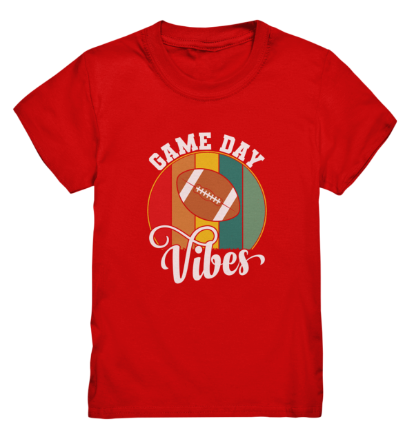 Game Day Vibes White - Kids Premium Shirt - Amfoo Shop