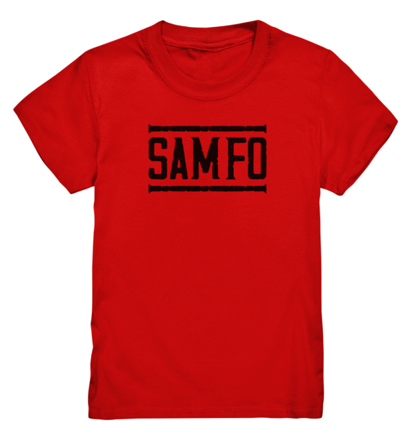 SAMFO black - Kids Premium Shirt - Amfoo Shop