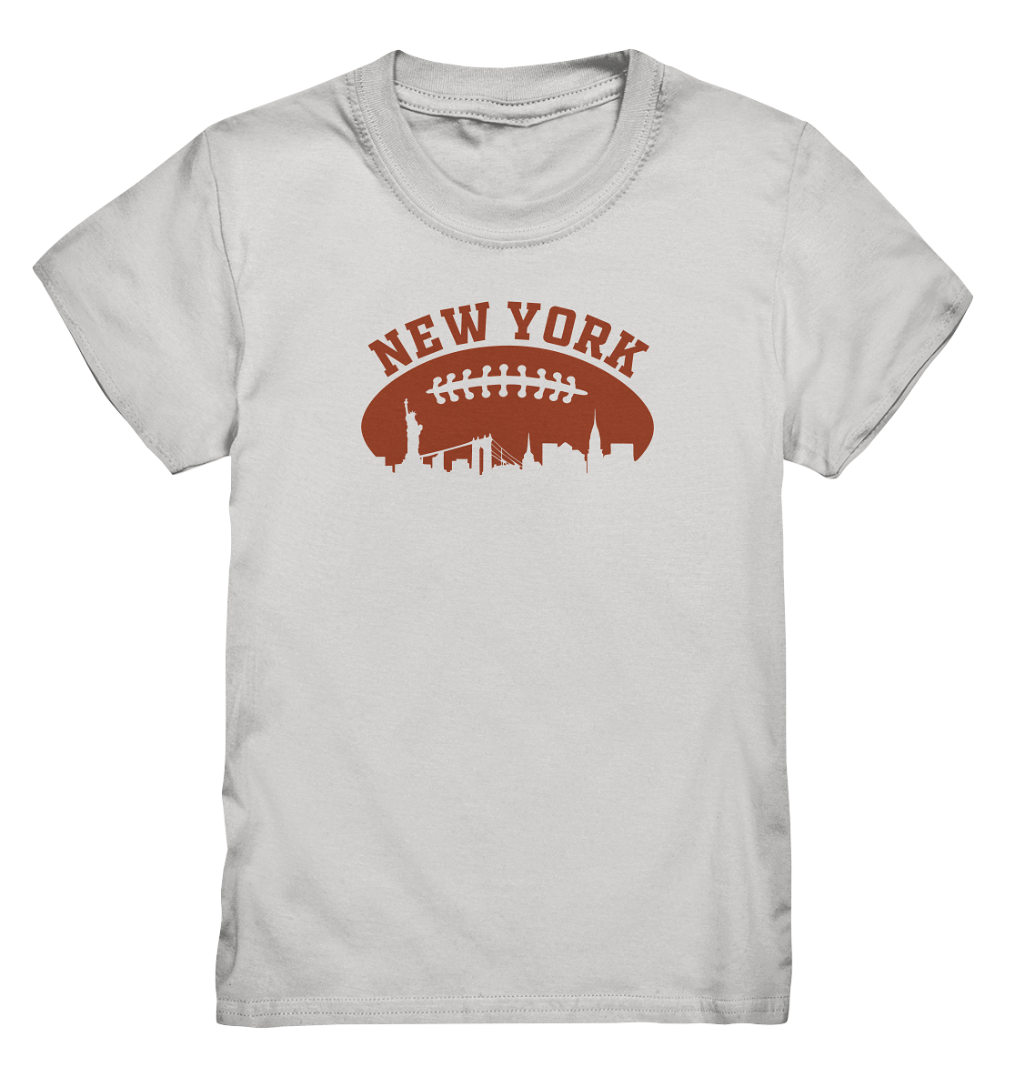 New York Football Silhoutte - Kids Premium Shirt - Amfoo Shop