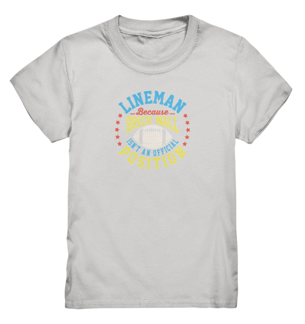 Lineman Brick Wall - Kids Premium Shirt - Amfoo Shop