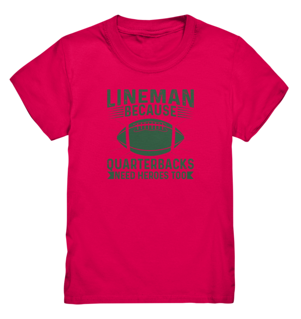 Lineman Heroes Green - Kids Premium Shirt - Amfoo Shop