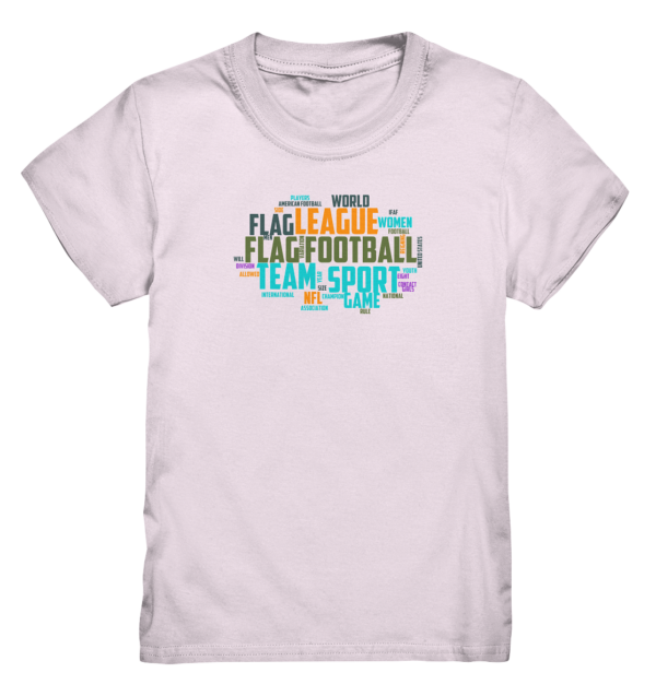 Flag Football Word Bubble - Kids Premium Shirt - Amfoo Shop