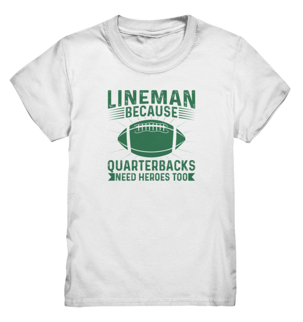 Lineman Heroes Green - Kids Premium Shirt - Amfoo Shop